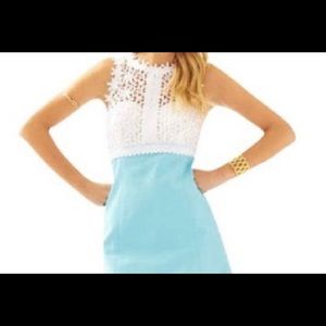 Lilly Pulitzer blue and white dress